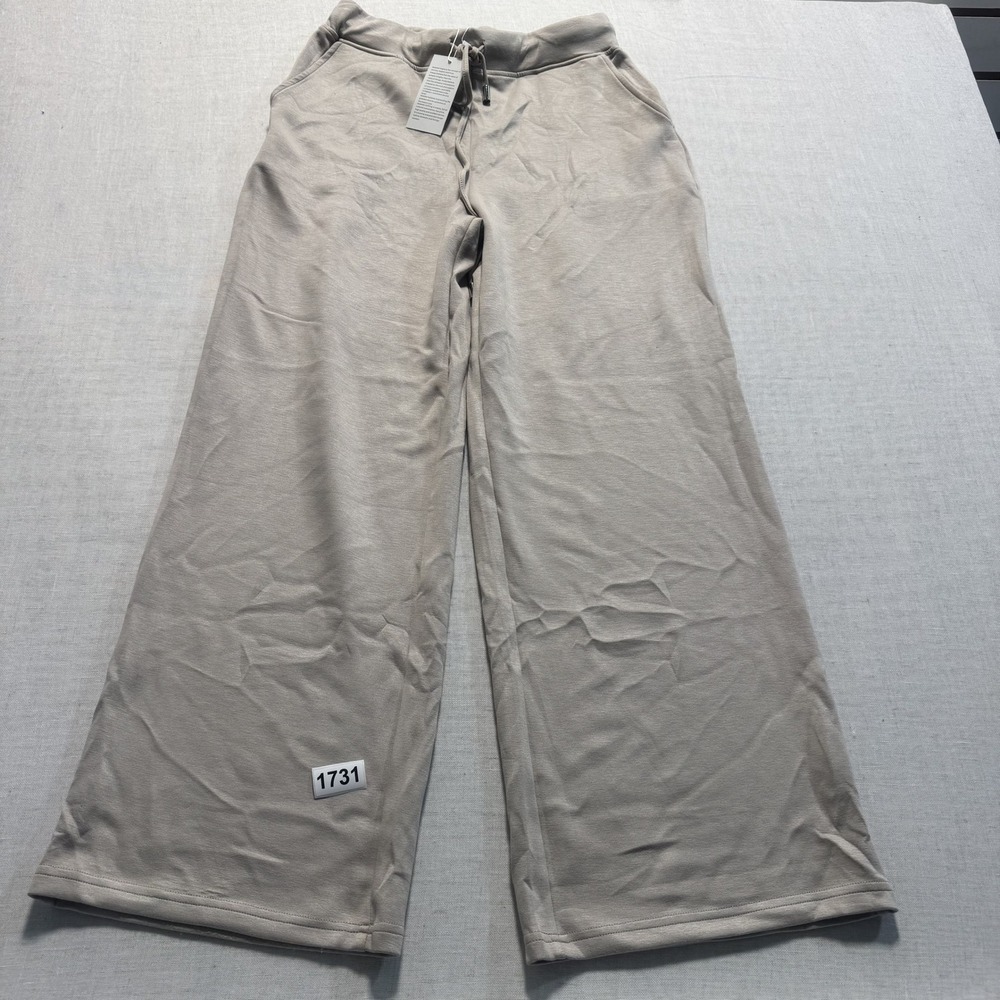 Automet Wide Leg Sweatpants Womens Size M Tan New With Tags‎